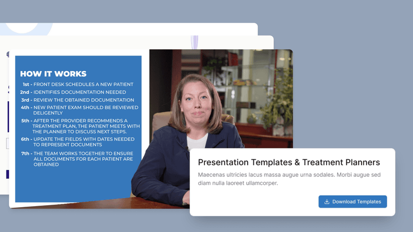 Virtual treatment planner and presentation tools